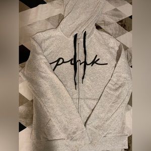 PINK VS grey hoodie